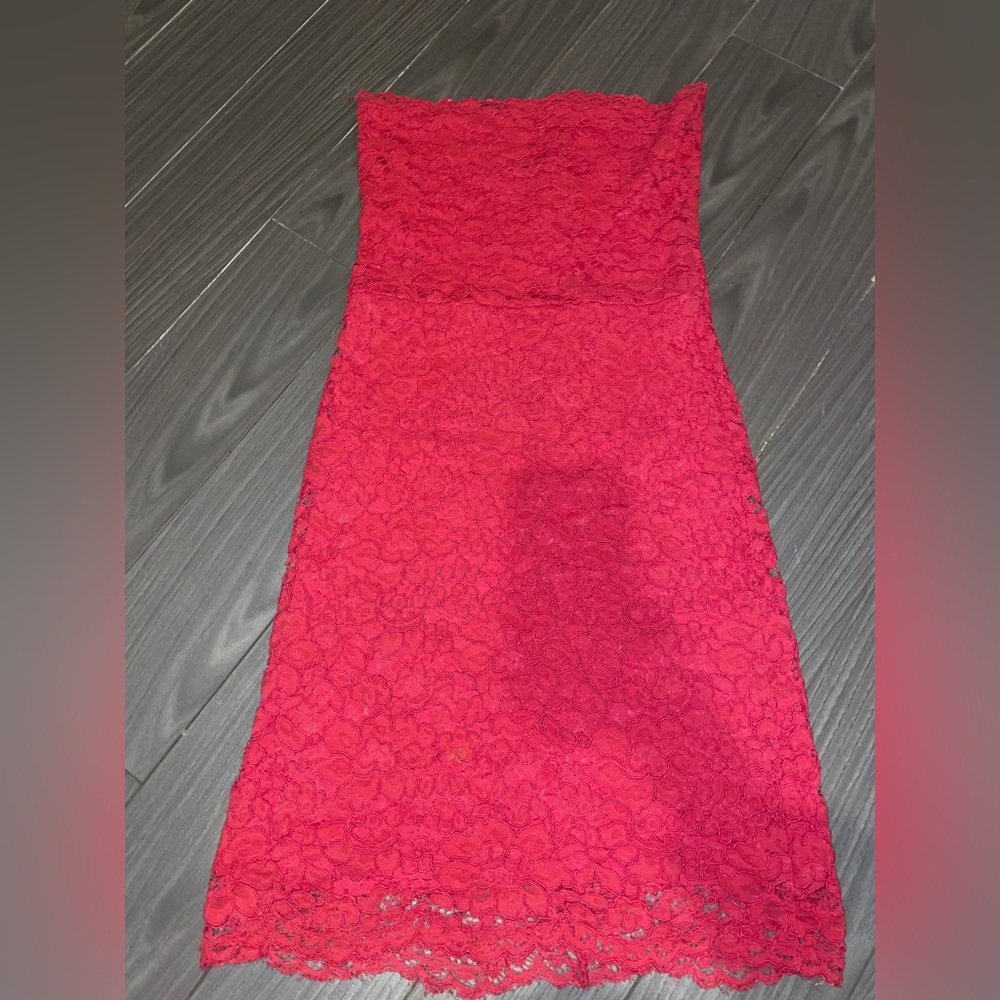 Zara strapless mini dress